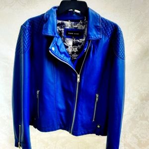 Black Rivet Leather Jacket XL